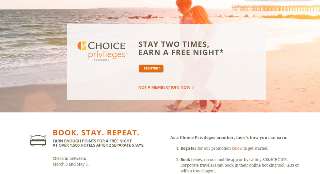 Choice privileges hotels